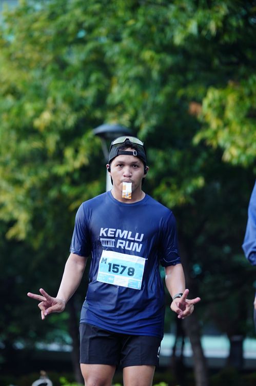 Race photo from KEMLU RUN 2025