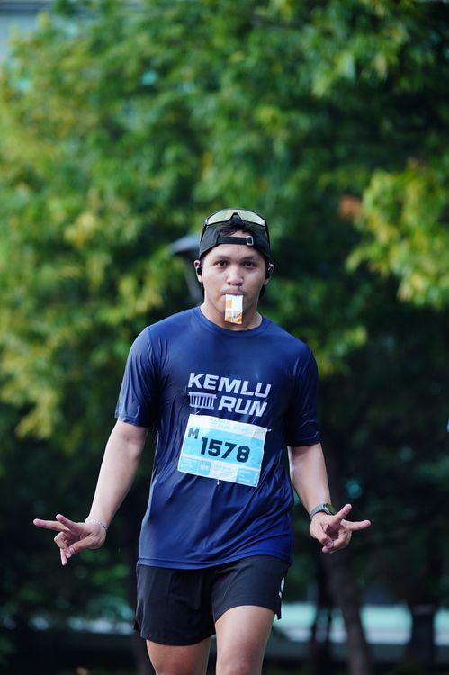 Race photo from KEMLU RUN 2025