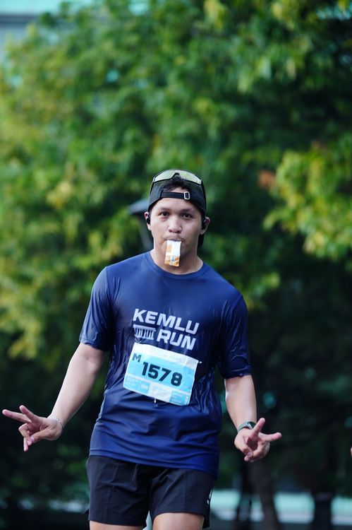 Race photo from KEMLU RUN 2025