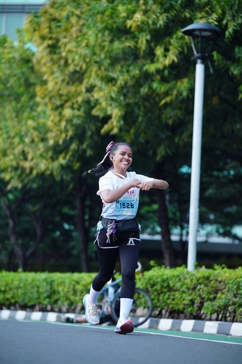 Race photo from KEMLU RUN 2025