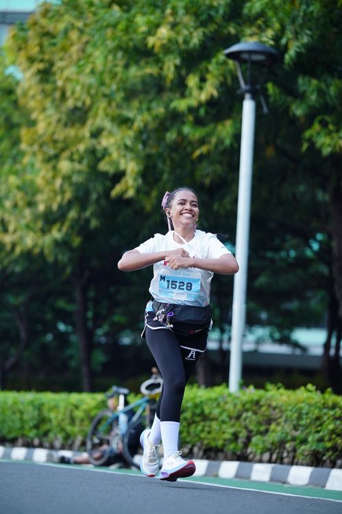 Race photo from KEMLU RUN 2025