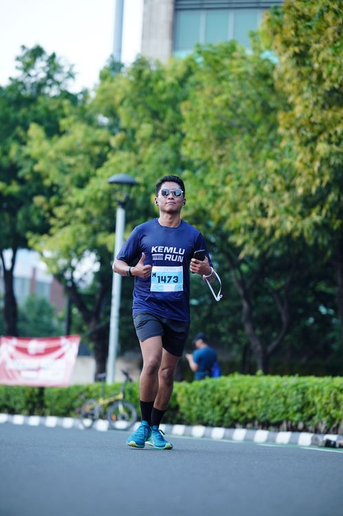 Race photo from KEMLU RUN 2025