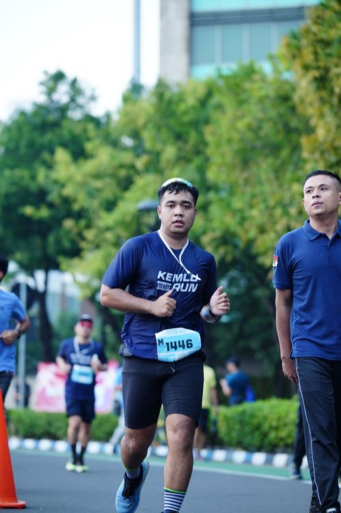 Race photo from KEMLU RUN 2025