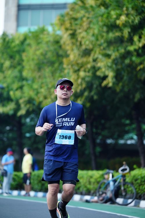 Race photo from KEMLU RUN 2025
