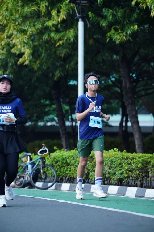 Race photo from KEMLU RUN 2025