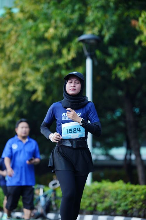 Race photo from KEMLU RUN 2025