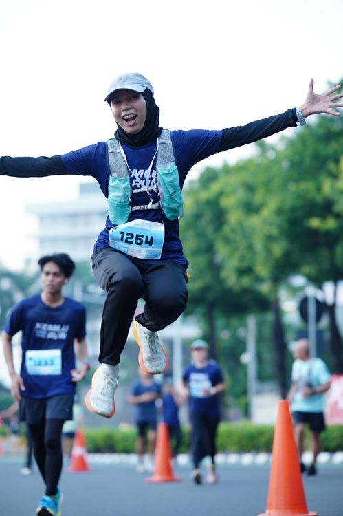 Race photo from KEMLU RUN 2025