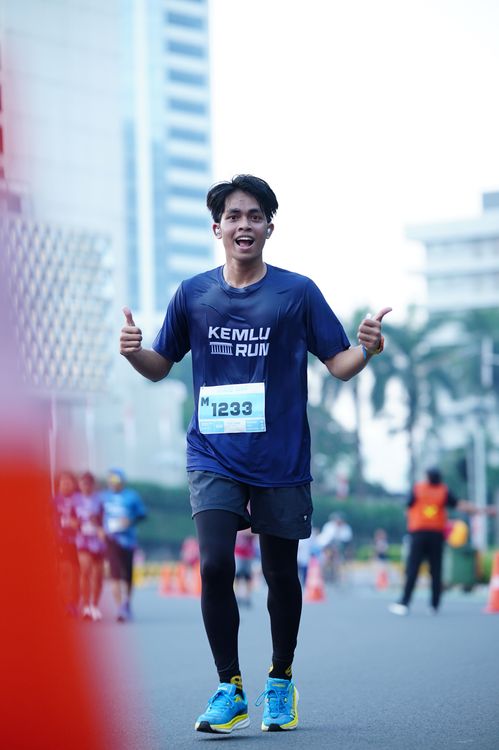 Race photo from KEMLU RUN 2025