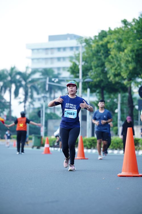 Race photo from KEMLU RUN 2025