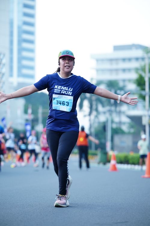 Race photo from KEMLU RUN 2025