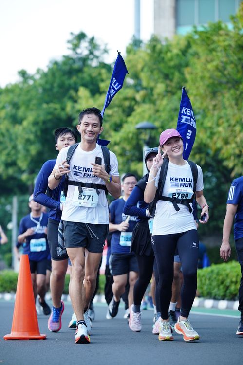 Race photo from KEMLU RUN 2025