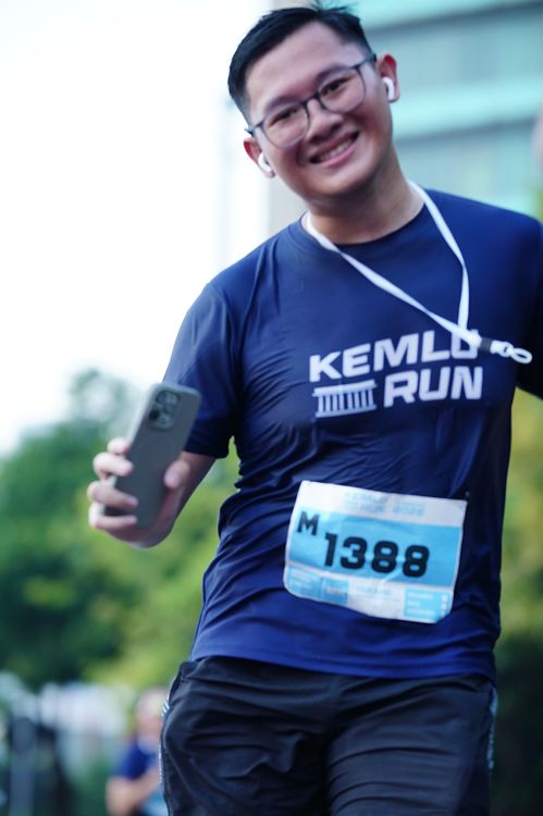 Race photo from KEMLU RUN 2025
