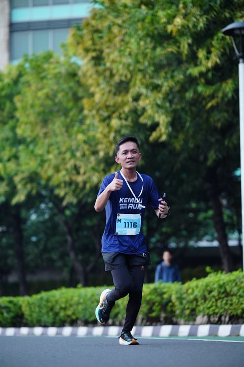Race photo from KEMLU RUN 2025