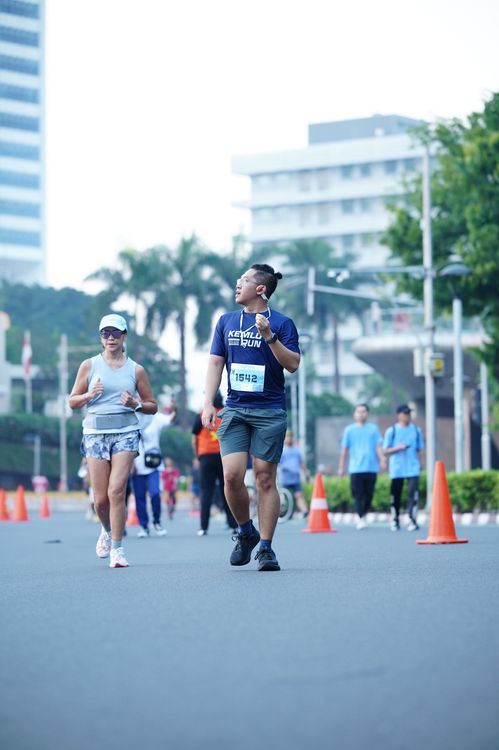 Race photo from KEMLU RUN 2025