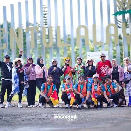 Race photo from BOGORUN 2026