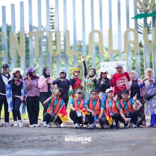 Race photo from BOGORUN 2026