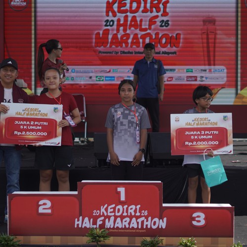 Race photo from KEDIRI HALF MARATHON 2026
