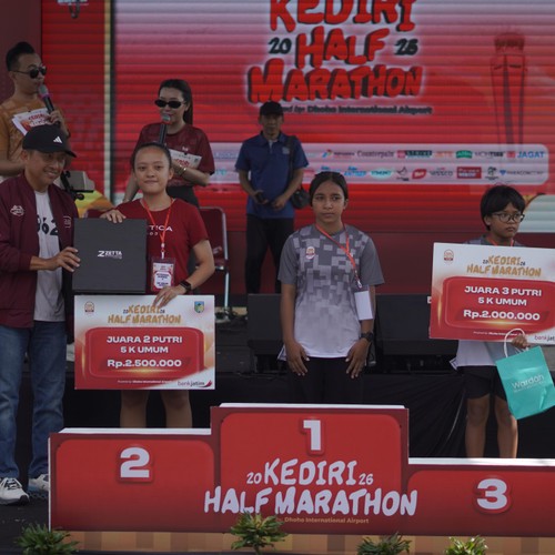 Race photo from KEDIRI HALF MARATHON 2026