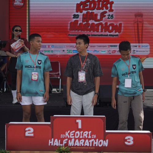 Race photo from KEDIRI HALF MARATHON 2026
