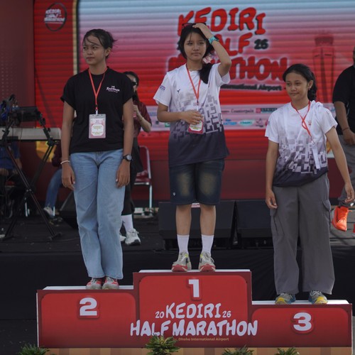 Race photo from KEDIRI HALF MARATHON 2026