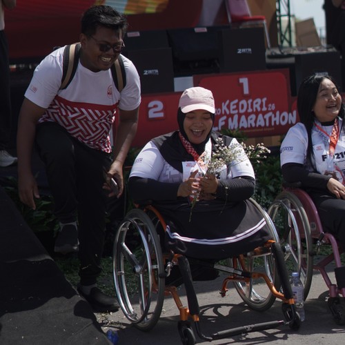 Race photo from KEDIRI HALF MARATHON 2026