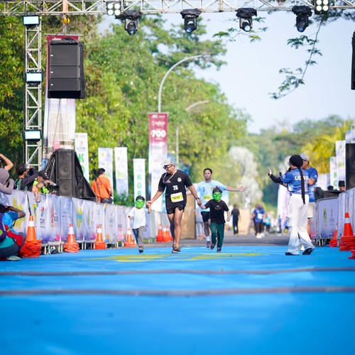 Race photo from BOGORUN 2026