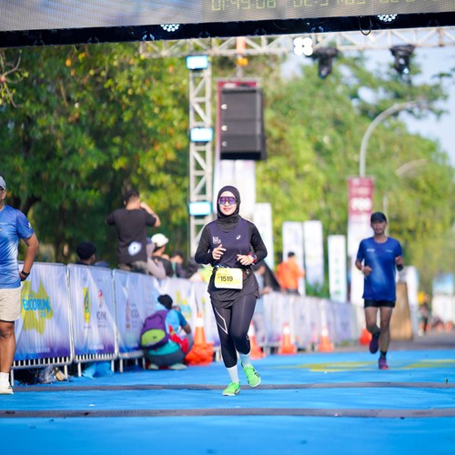 Race photo from BOGORUN 2026