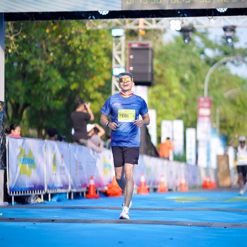 Race photo from BOGORUN 2026