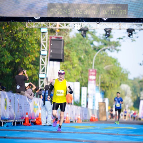 Race photo from BOGORUN 2026