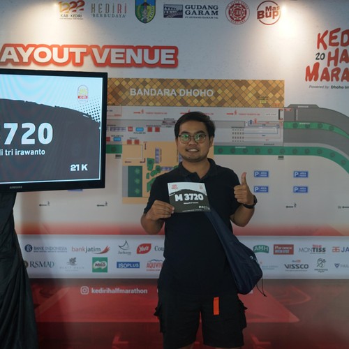Race photo from KEDIRI HALF MARATHON 2026