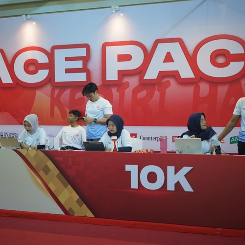 Race photo from KEDIRI HALF MARATHON 2026