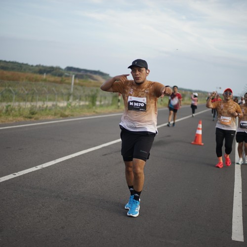 Race photo from KEDIRI HALF MARATHON 2026