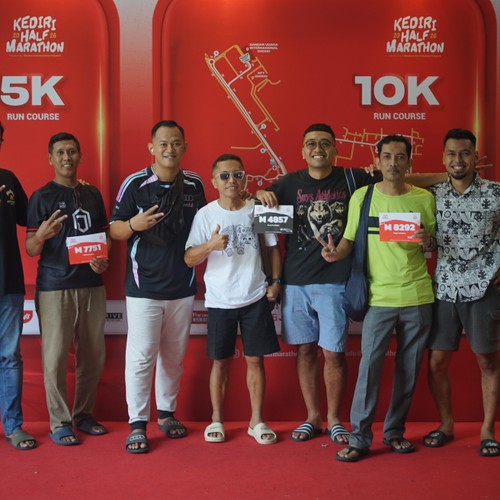 Race photo from KEDIRI HALF MARATHON 2026