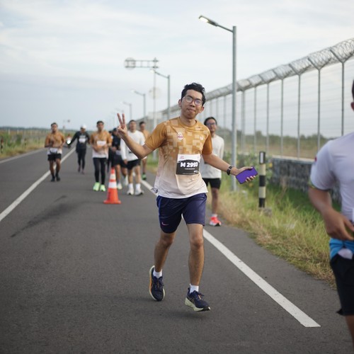 Race photo from KEDIRI HALF MARATHON 2026