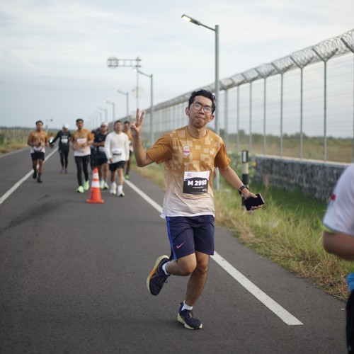 Race photo from KEDIRI HALF MARATHON 2026