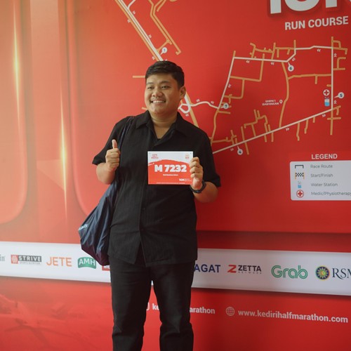 Race photo from KEDIRI HALF MARATHON 2026
