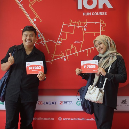 Race photo from KEDIRI HALF MARATHON 2026