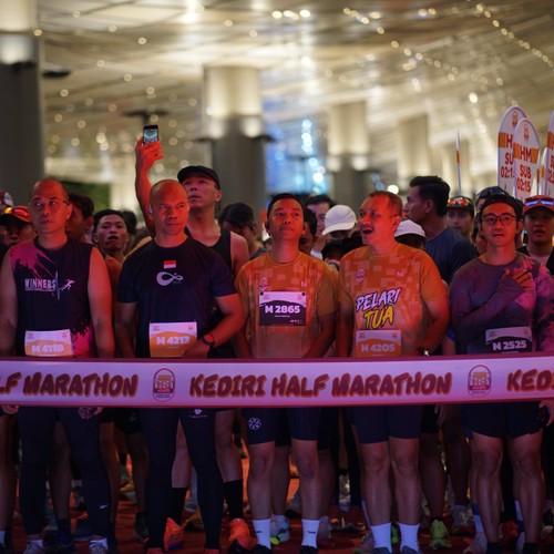 Race photo from KEDIRI HALF MARATHON 2026