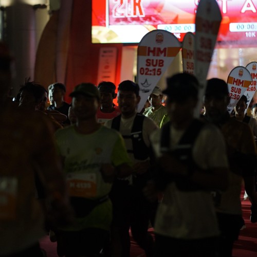 Race photo from KEDIRI HALF MARATHON 2026