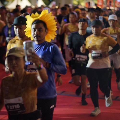 Race photo from KEDIRI HALF MARATHON 2026