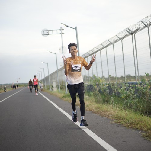 Race photo from KEDIRI HALF MARATHON 2026