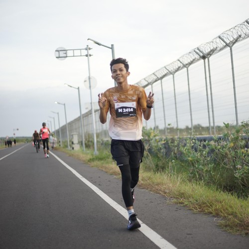 Race photo from KEDIRI HALF MARATHON 2026