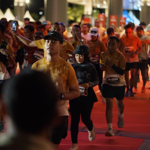 Race photo from KEDIRI HALF MARATHON 2026