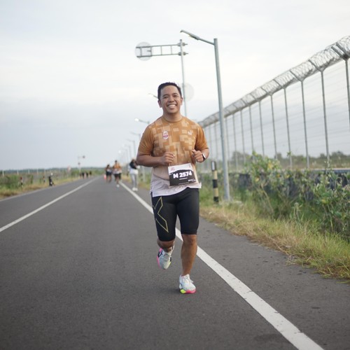 Race photo from KEDIRI HALF MARATHON 2026