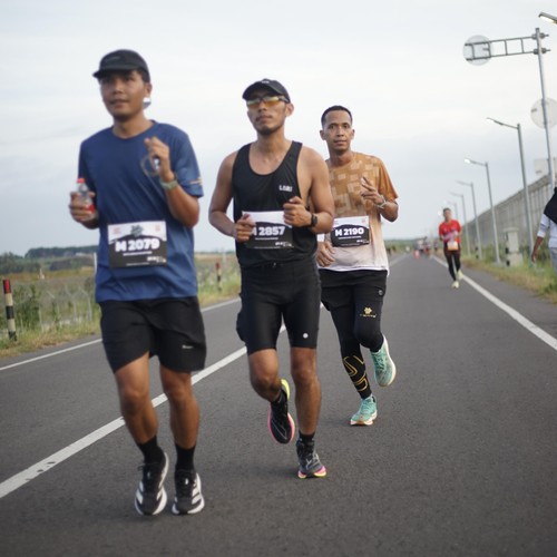 Race photo from KEDIRI HALF MARATHON 2026