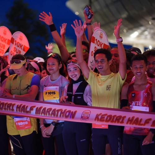 Race photo from KEDIRI HALF MARATHON 2026