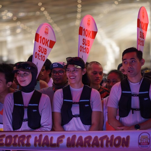 Race photo from KEDIRI HALF MARATHON 2026