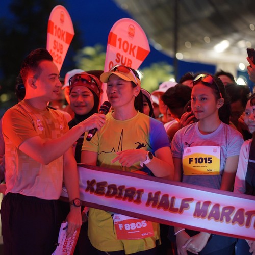 Race photo from KEDIRI HALF MARATHON 2026