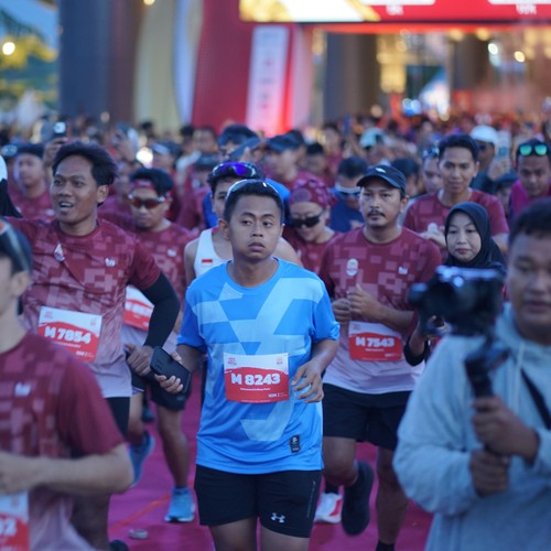 Race photo from KEDIRI HALF MARATHON 2026