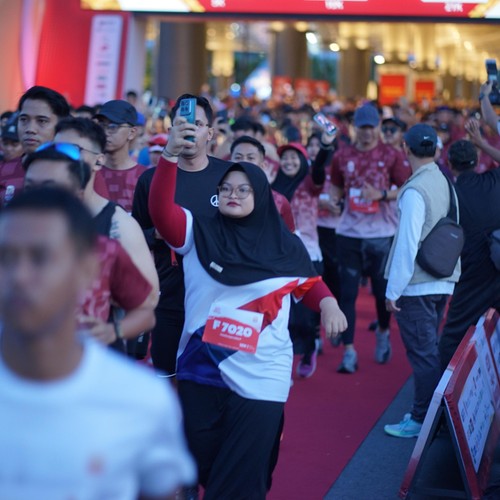 Race photo from KEDIRI HALF MARATHON 2026